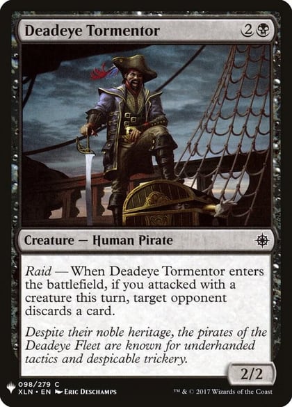 Deadeye Tormentor, The List Reprints 98