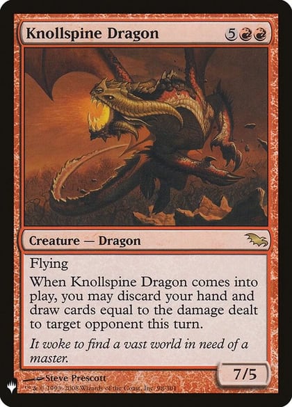 Knollspine Dragon, The List Reprints 98/301