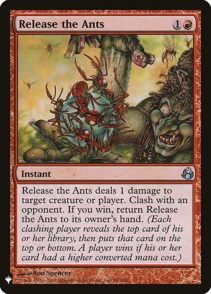 Release the Ants, The List Reprints 98