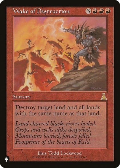 Wake of Destruction, The List Reprints 99/143