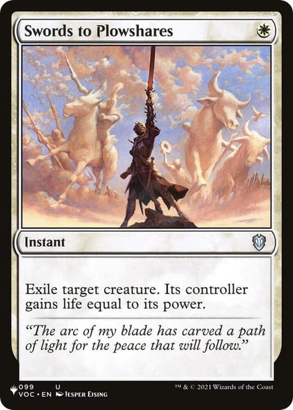 Swords to Plowshares (VOC), The List Reprints 99
