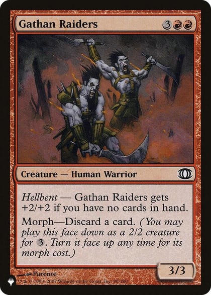 Gathan Raiders, The List Reprints 99/180