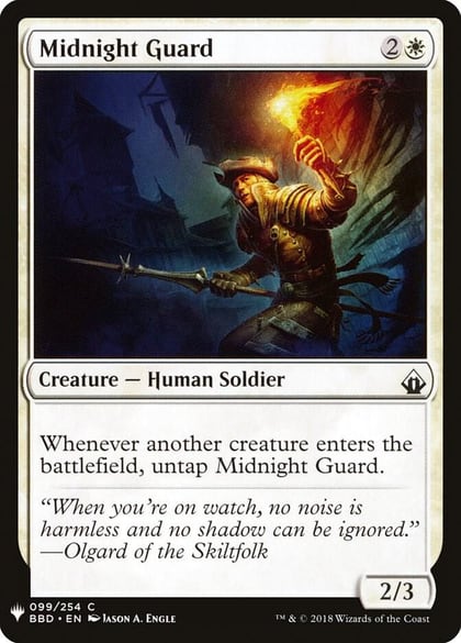 Midnight Guard, The List Reprints 99