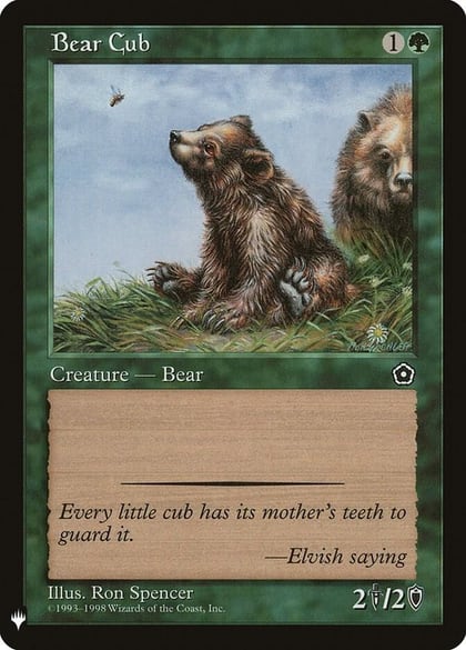 Bear Cub, The List Reprints #202997