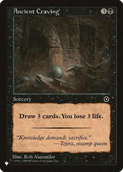 Ancient Craving, The List Reprints #222420