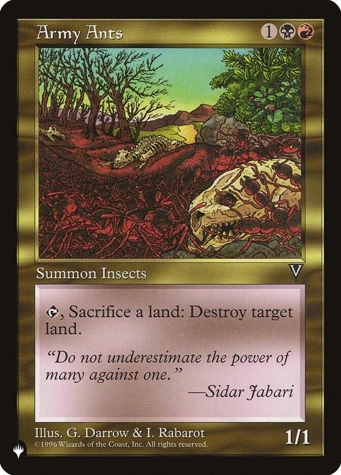 Army Ants, The List Reprints #222426