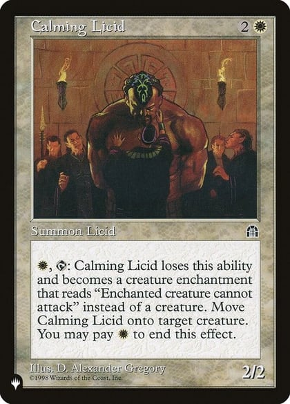 Calming Licid, The List Reprints #222462