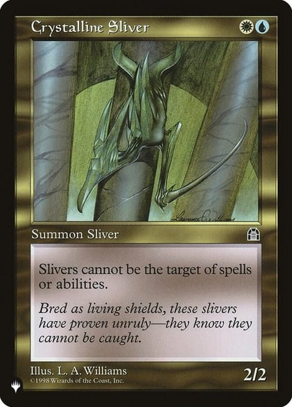 Crystalline Sliver, The List Reprints #222485