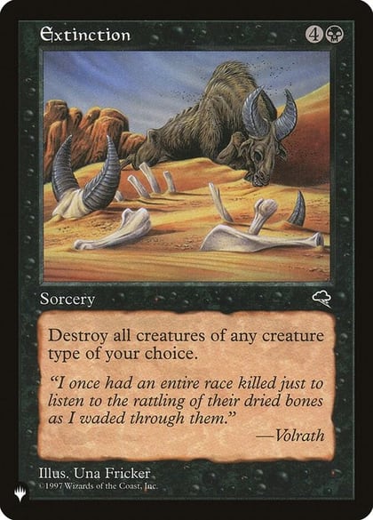 Extinction, The List Reprints #222554