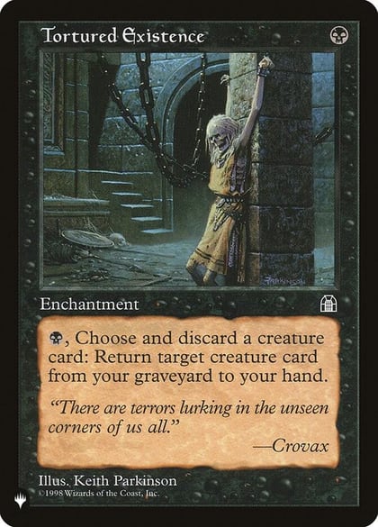 Tortured Existence, The List Reprints #222560
