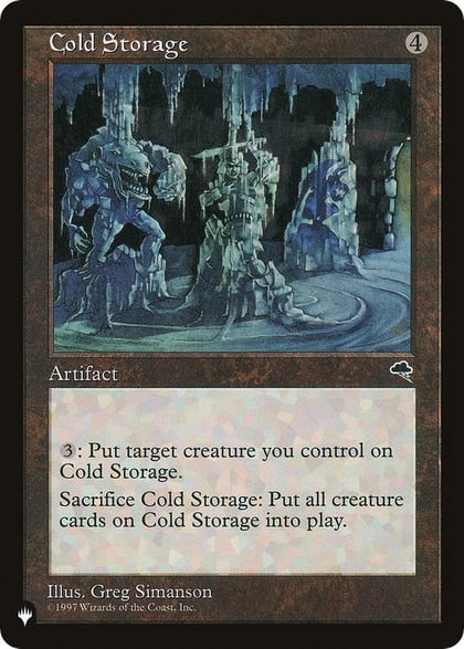 Cold Storage, The List Reprints #229292