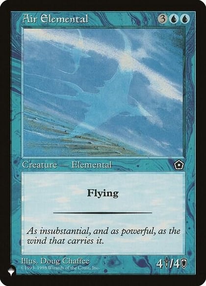 Air Elemental, The List Reprints #243620