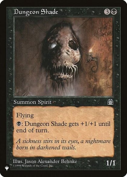 Dungeon Shade, The List Reprints #243648
