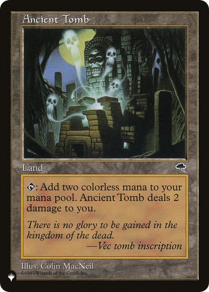 Ancient Tomb, The List Reprints #248672