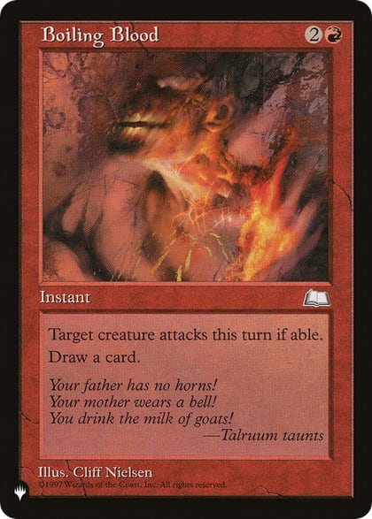 Boiling Blood, The List Reprints #254552