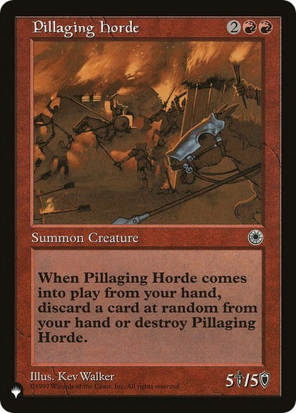 Pillaging Horde, The List Reprints #262919