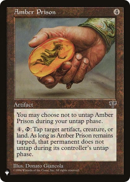 Amber Prison, The List Reprints #284308