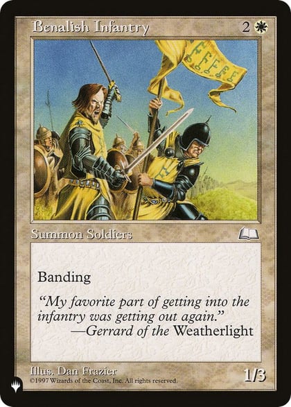 Benalish Infantry, The List Reprints #284309