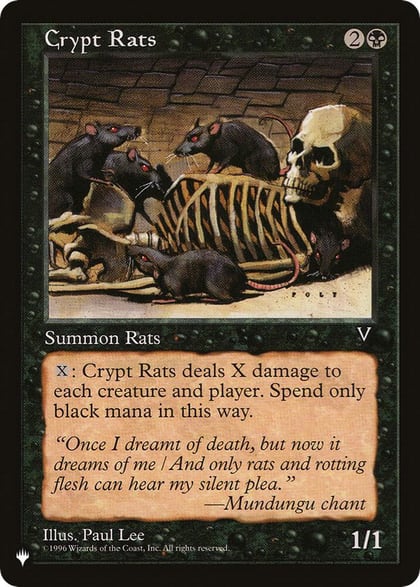 Crypt Rats, The List Reprints #284319