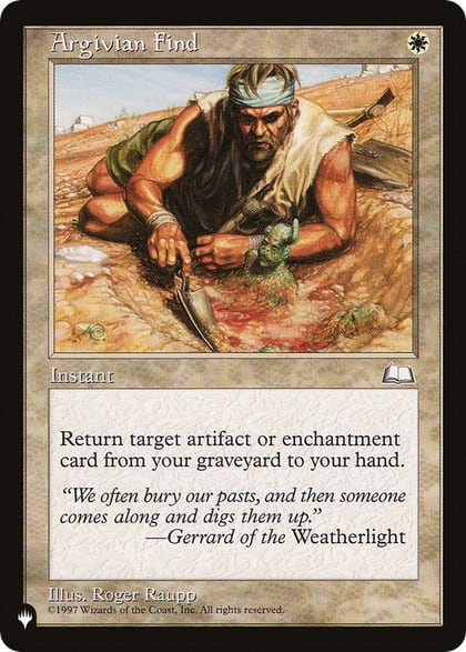 Argivian Find, The List Reprints #454260