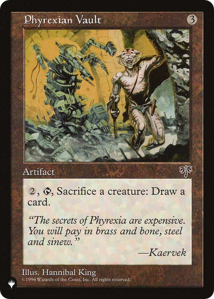 Phyrexian Vault, The List Reprints #480176