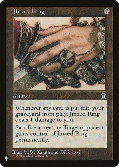 Jinxed Ring, The List Reprints #498625