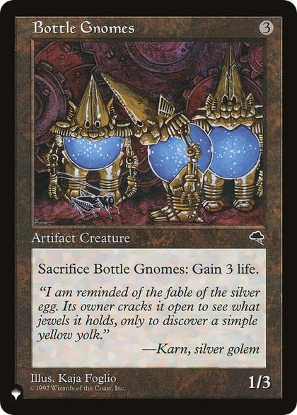 Bottle Gnomes (TMP), The List Reprints #526526