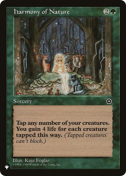 Harmony of Nature, The List Reprints #526546