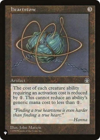 Heartstone (STH), The List Reprints #526547