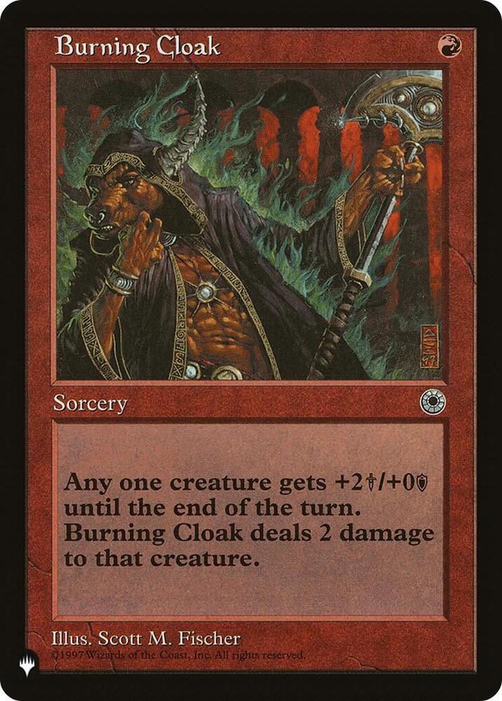 Burning Cloak, The List Reprints #564127