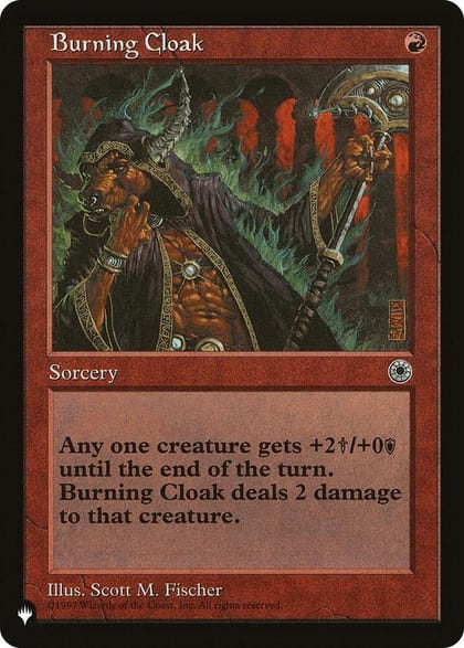 Burning Cloak, The List Reprints #564127
