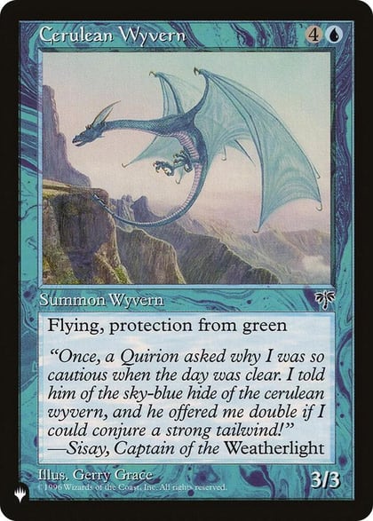 Cerulean Wyvern, The List Reprints #581234