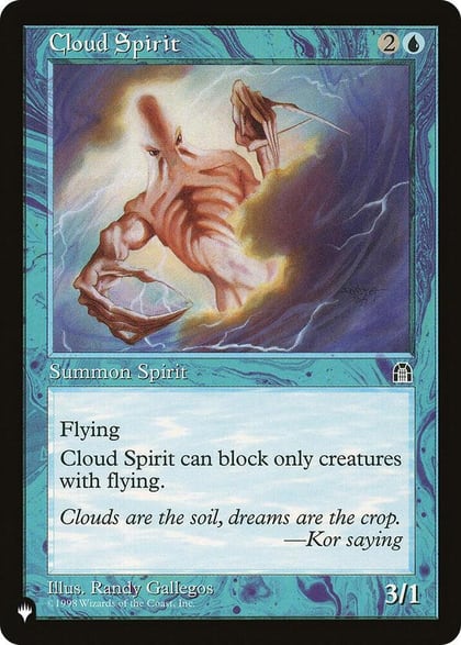 Cloud Spirit, The List Reprints #581238