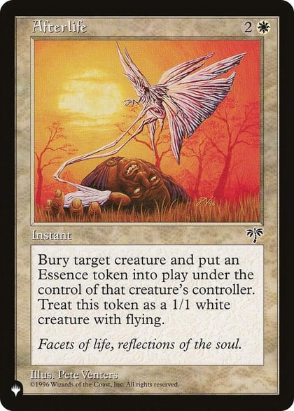 Afterlife, The List Reprints #581246