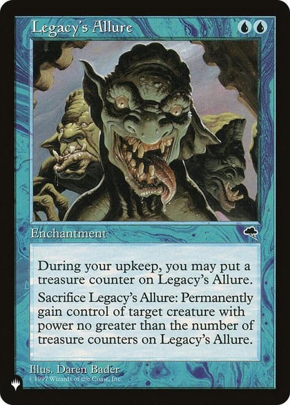 Legacy's Allure, The List Reprints #581371