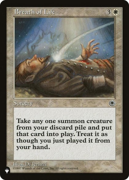Breath of Life, The List Reprints #581824