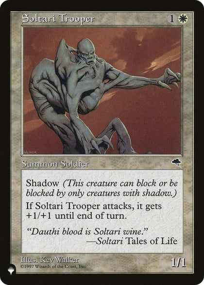 Soltari Trooper, The List Reprints #582475