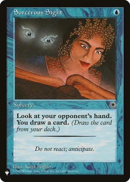 Sorcerous Sight, The List Reprints #582625