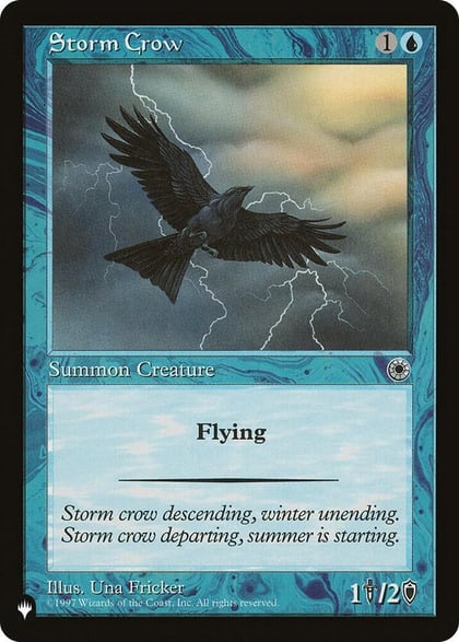 Storm Crow (POR), The List Reprints #582656