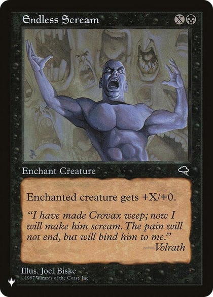 Endless Scream, The List Reprints #582663