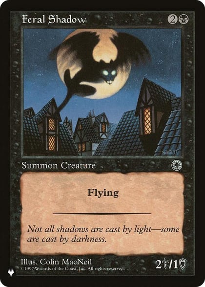 Feral Shadow, The List Reprints #582684