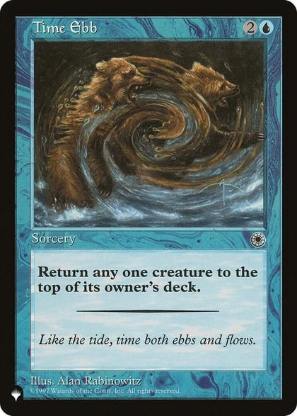 Time Ebb, The List Reprints #582705