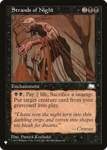 Strands of Night, The List Reprints #582889
