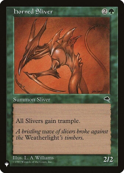 Horned Sliver, The List Reprints #583002