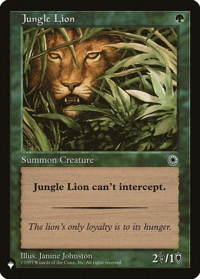 Jungle Lion, The List Reprints #583042