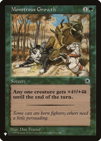 Monstrous Growth (Flavor Text), The List Reprints #583079