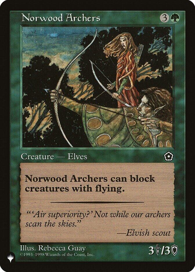 Norwood Archers, The List Reprints #583116