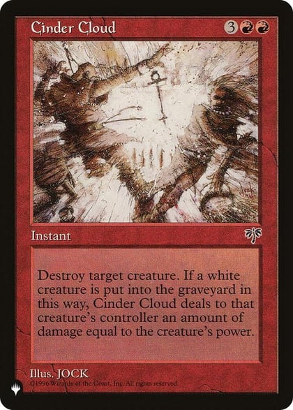 Cinder Cloud, The List Reprints #583159