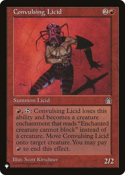 Convulsing Licid, The List Reprints #583172