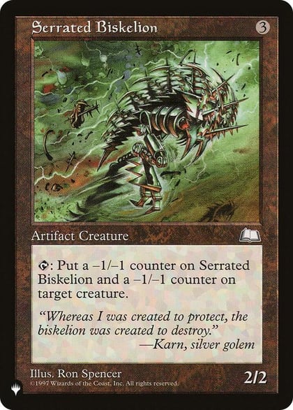 Serrated Biskelion, The List Reprints #583184